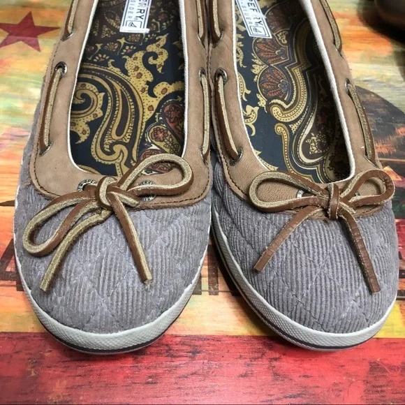 ⛵️ Sperry top-sider Largo ballet Flats Boat shoes - Picture 3 of 7